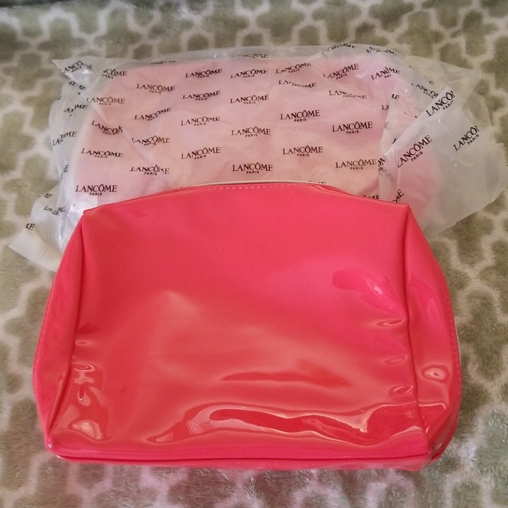 🛍 Make up Lancome metallic red‎ bag